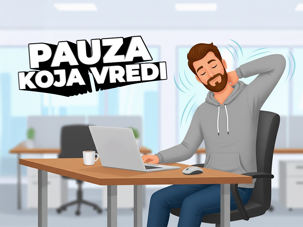 Pauza koja vredi Kratke vežbe na poslu za više fokusa i energije